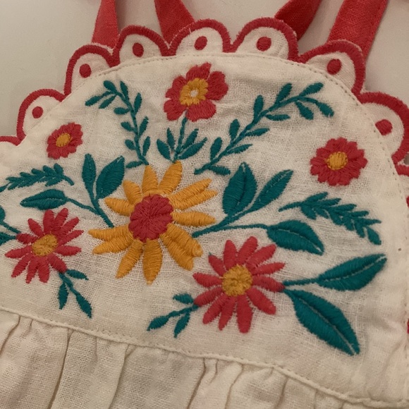 Haute Hippie Kids Style Embroidered Romper & Hat - Picture 8 of 11